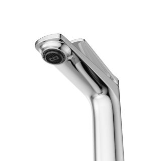 Смеситель для раковины без донного клапана BelBagno UNIQUE-LVM-CRM-W0